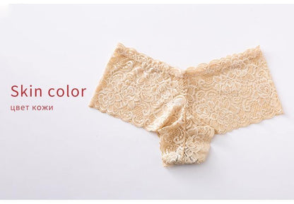 3 Pack Underwear Lingerie Sexy Lace Transparent Panties Briefs High Quality Low Waist Women's Underpants The Clothing Company Sydney
