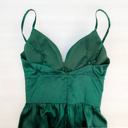 Double Split Green Long Prom Satin V Neck Empire Sleeveless Maxi Summer Red Floor Length Dresses The Clothing Company Sydney