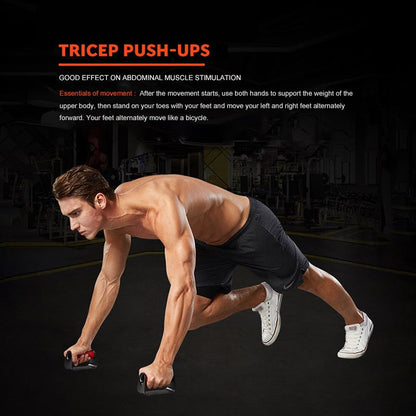 2 Piece H I-Shaped ABS Fitness Push Up Bar Push-Ups Stands Bars Tool For Fitness Chest Training Exercise Sponge Hand Grip Trainer The Clothing Company Sydney