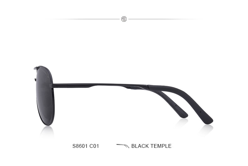 Designer Men's Classic Pilot Polarized Driving Shield Night Vision Sunglasses UV400 The Clothing Company Sydney