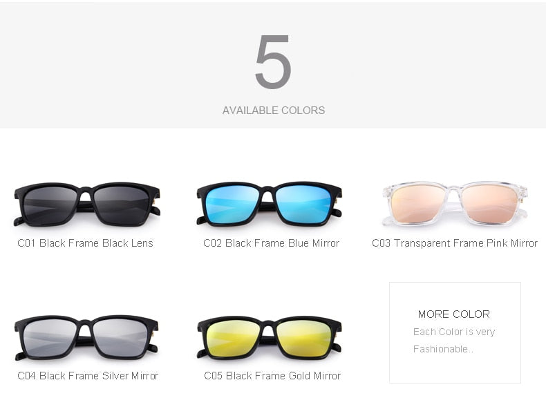 Designer Men/Women Classic Polarized Sunglasses Fashion Sunglasses 100% UV Protection The Clothing Company Sydney