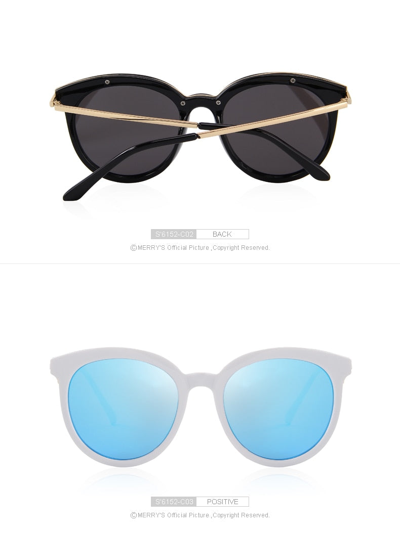 Women's Brand Designer Cat Eye Polarized Sunglasses 100% UV Protection The Clothing Company Sydney