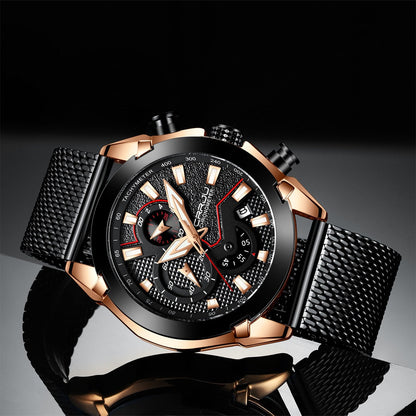 Luxury Brand Army Military Watch High-Quality 316L Stainless Steel Chronograph Men's Watch The Clothing Company Sydney