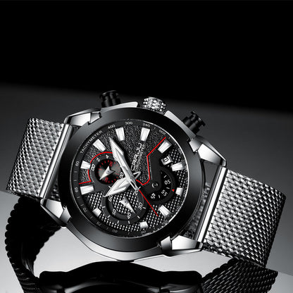 Luxury Brand Army Military Watch High-Quality 316L Stainless Steel Chronograph Men's Watch The Clothing Company Sydney