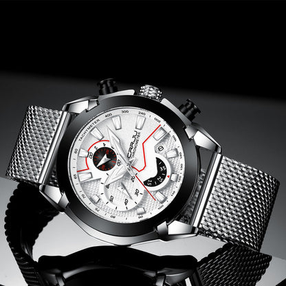 Luxury Brand Army Military Watch High-Quality 316L Stainless Steel Chronograph Men's Watch The Clothing Company Sydney