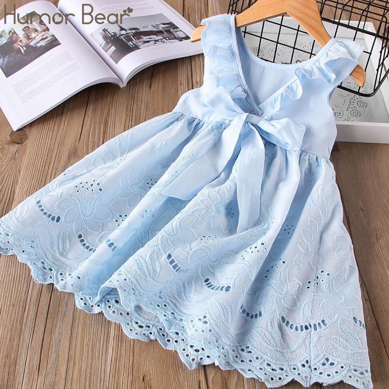 Summer Brand New Floral Lace Silk Dress Fashion Girls Round Neck Flying Sleeve Dress The Clothing Company Sydney