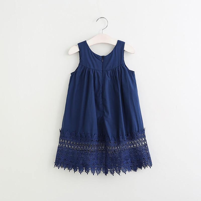 Summer Brand New Floral Lace Silk Dress Fashion Girls Round Neck Flying Sleeve Dress The Clothing Company Sydney