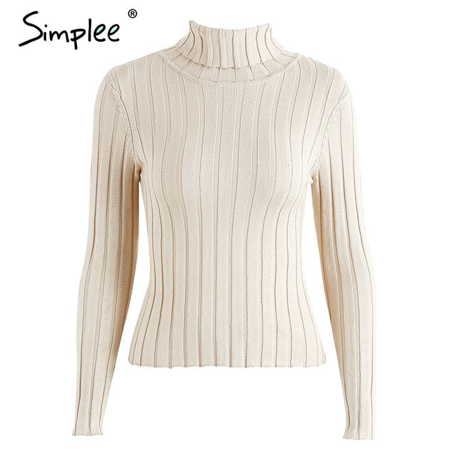 Turtleneck knitting sweater women Casual cotton knitted winter sweater pullover female Autumn winter jumper The Clothing Company Sydney