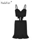 Two Pieces Set Women Ruffles Bow Casual Beach Summer Red Off Shoulder Sexy Club Bodycon Wrap Mini Party Dress The Clothing Company Sydney