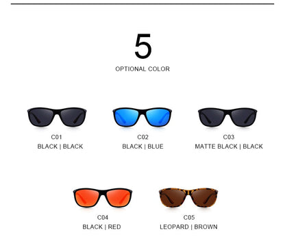 Designer Brand Men's HD Polarized Sports Fishing Eyewear UV400 Protection Sunglasses The Clothing Company Sydney