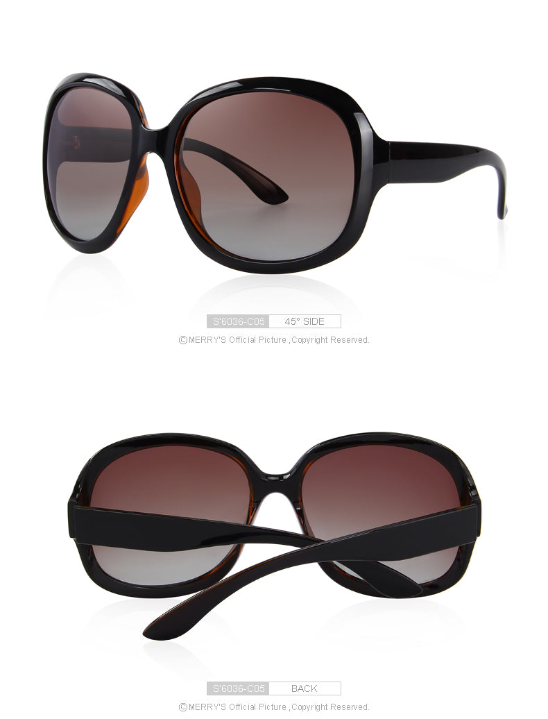 Designer Women's Retro Polarized Lady Driving 100% UV Protection Sunglasses The Clothing Company Sydney