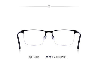 Designer Men Titanium Glasses Frame Ultralight Square Eye Myopia Prescription Eyeglasses Male Optical Frame The Clothing Company Sydney