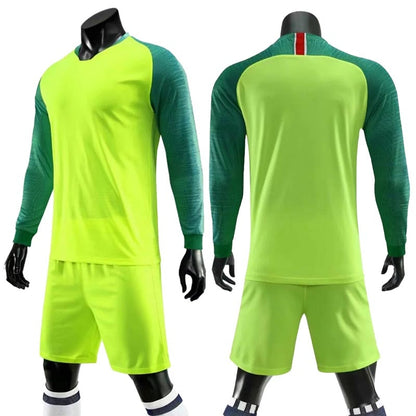 Adult Kids Soccer Long Sleeve Jersey Set Football Training Custom Uniforms Football Sports Set The Clothing Company Sydney