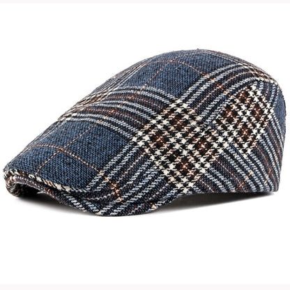 Autumn Winter Hat Men Women Wool Beret Vintage Plaid Ivy Newsboy Flat Cap Retro Artist Painter Beret Hat The Clothing Company Sydney