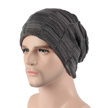 Winter Beanie Hat Scarf skullies beanies Soft Skull Warm Baggy Cap Mask Hats For Men Women Knitted Hat The Clothing Company Sydney