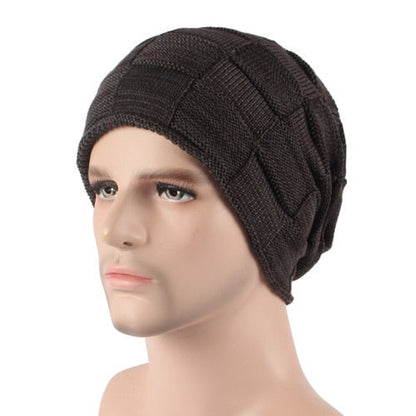 Winter Beanie Hat Scarf skullies beanies Soft Skull Warm Baggy Cap Mask Hats For Men Women Knitted Hat The Clothing Company Sydney