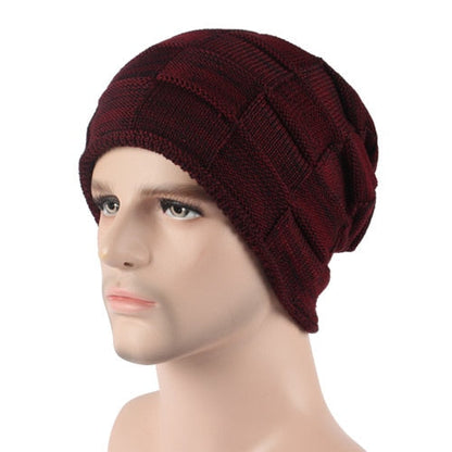 Winter Beanie Hat Scarf skullies beanies Soft Skull Warm Baggy Cap Mask Hats For Men Women Knitted Hat The Clothing Company Sydney