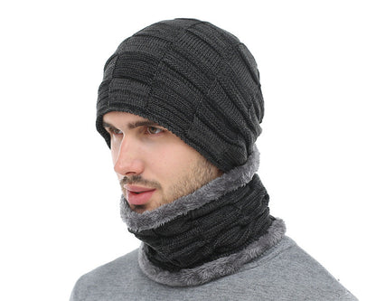 Winter Beanie Hat Scarf skullies beanies Soft Skull Warm Baggy Cap Mask Hats For Men Women Knitted Hat The Clothing Company Sydney