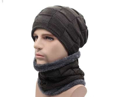 Winter Beanie Hat Scarf skullies beanies Soft Skull Warm Baggy Cap Mask Hats For Men Women Knitted Hat The Clothing Company Sydney