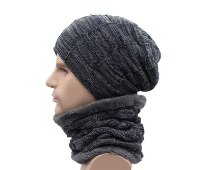 Winter Beanie Hat Scarf skullies beanies Soft Skull Warm Baggy Cap Mask Hats For Men Women Knitted Hat The Clothing Company Sydney