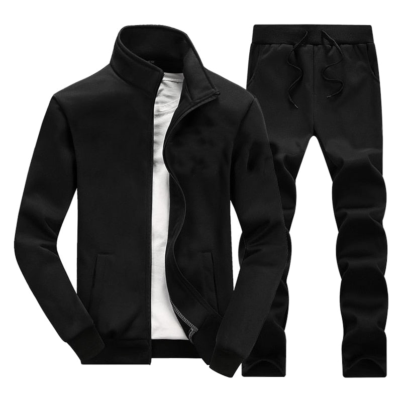 2 Piece Spring Autumn Sportswear Sports Track Suit Jacket and Sweatpants Tracksuit Set The Clothing Company Sydney