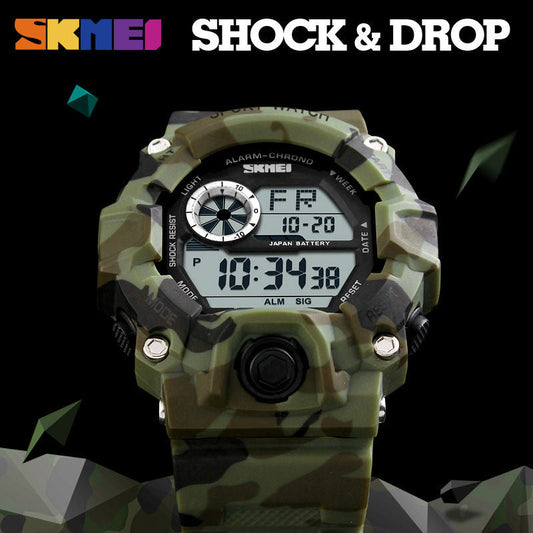 Men's Outdoor Sport Alarm Clock 5Bar Waterproof Military LED Display Shock Digital Watch The Clothing Company Sydney