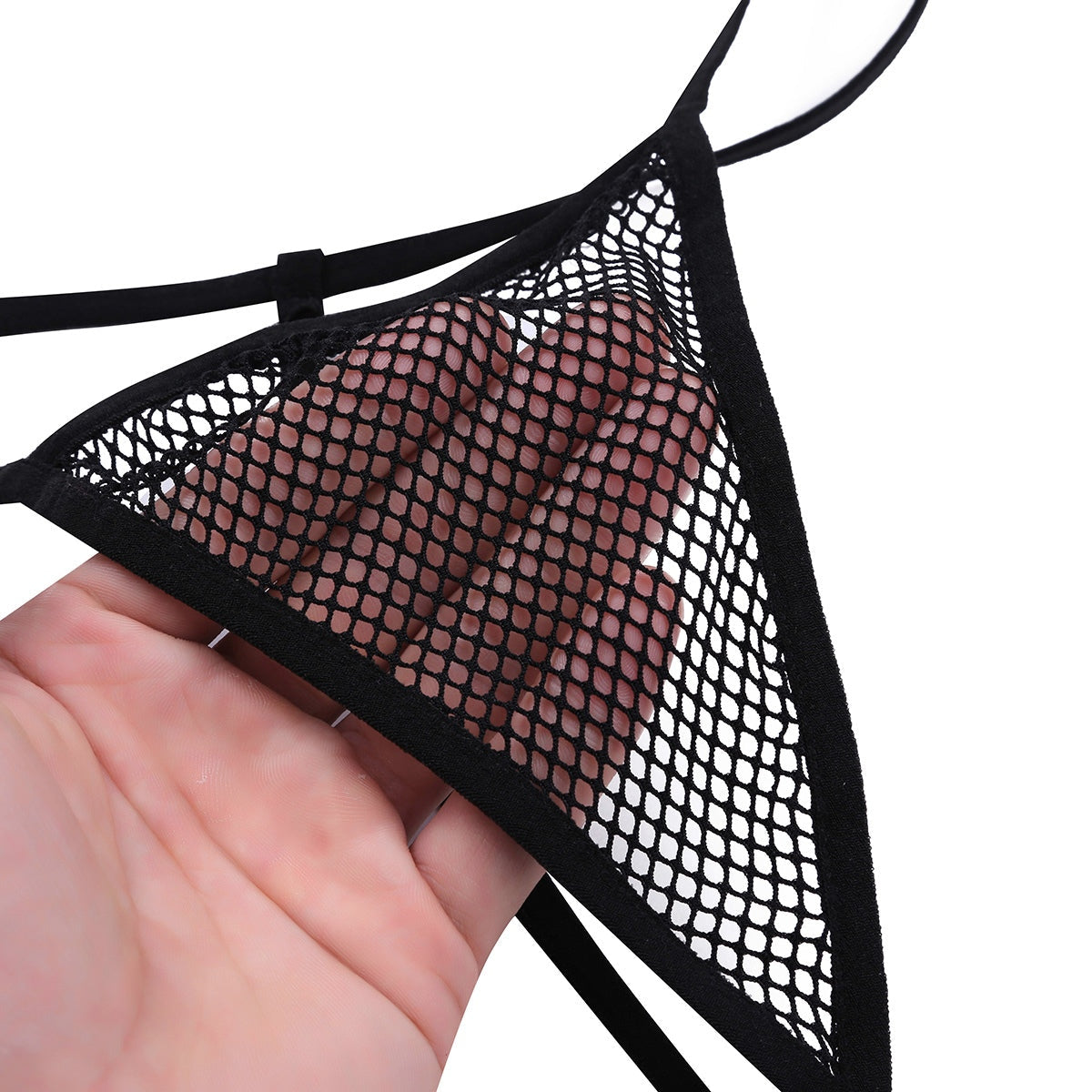 2 Piece Swimsuit Bra Top with Matching G-string Swimwear Lingerie Fishnet See-through Bikini Thongs Swimming Suit The Clothing Company Sydney