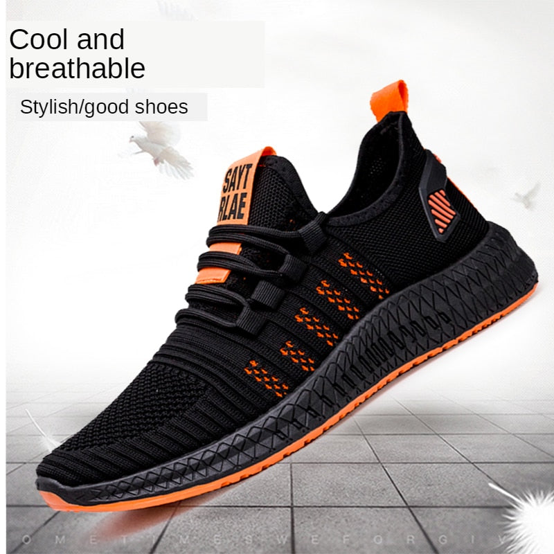 Designer Men's Casual Breathable Mesh Comfortable Walking Footwear Male Running Sport Shoes Sneakers The Clothing Company Sydney