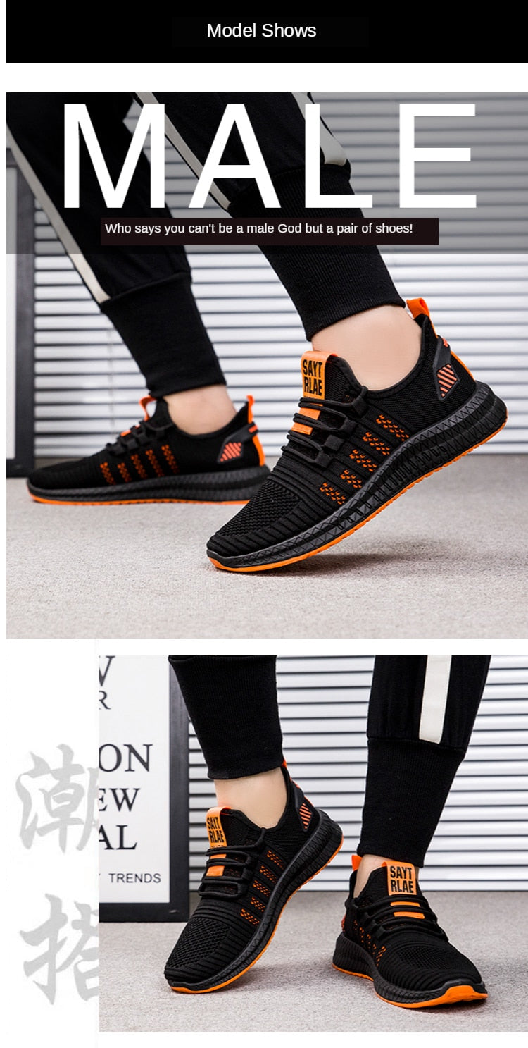 Designer Men's Casual Breathable Mesh Comfortable Walking Footwear Male Running Sport Shoes Sneakers The Clothing Company Sydney