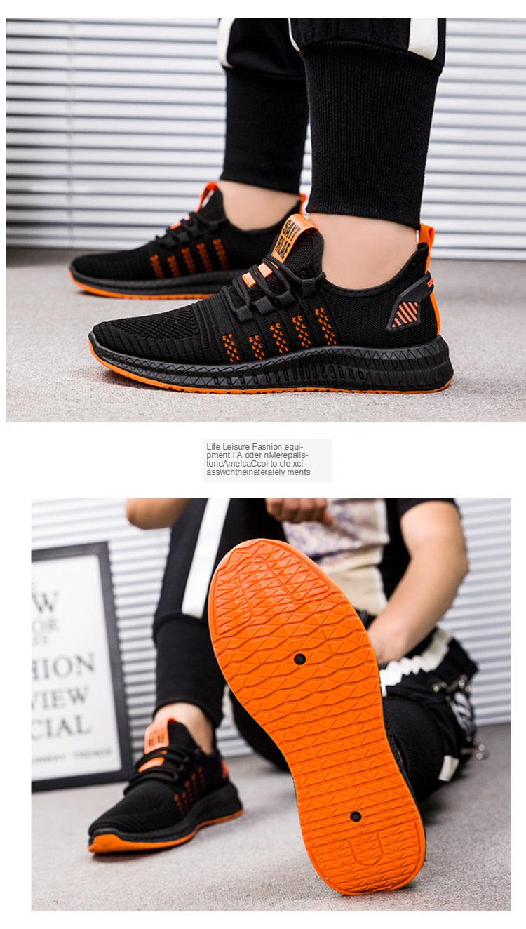 Designer Men's Casual Breathable Mesh Comfortable Walking Footwear Male Running Sport Shoes Sneakers The Clothing Company Sydney