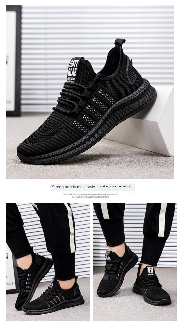 Designer Men's Casual Breathable Mesh Comfortable Walking Footwear Male Running Sport Shoes Sneakers The Clothing Company Sydney