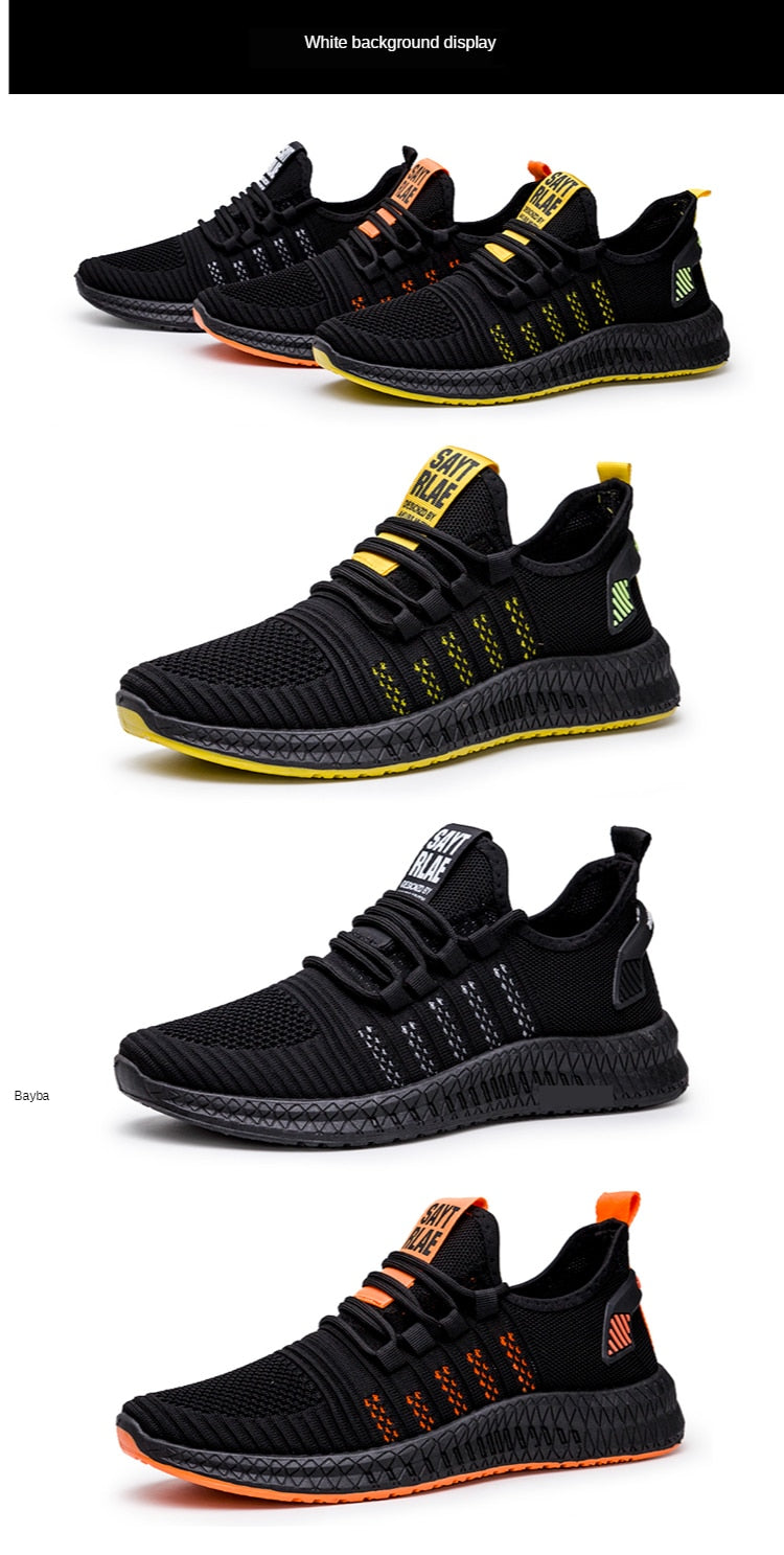 Designer Men's Casual Breathable Mesh Comfortable Walking Footwear Male Running Sport Shoes Sneakers The Clothing Company Sydney