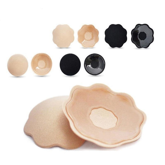 1 Pair Reusable Self-Adhesive Silicone Breast Nipple Cover Concealer Bra Pad Silicone Accessories The Clothing Company Sydney