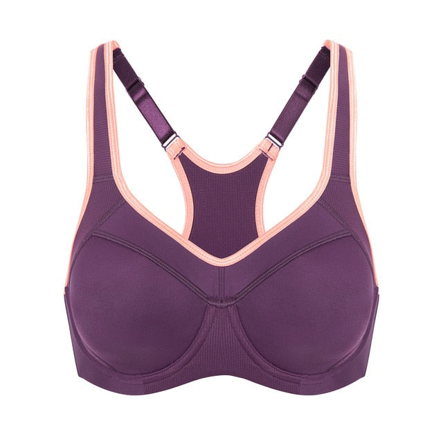 Women's Full Support High Impact Racerback Lightly Lined Underwire Sports Bra The Clothing Company Sydney