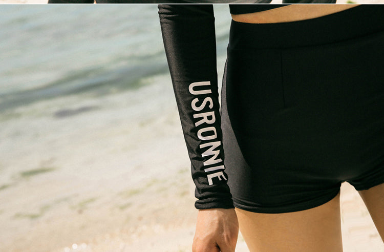 Two piece Swimsuit For Bathing Suit High Waist Bikini Set Push Up Swimwear Long sleeve Swimsuit Swimwear Women The Clothing Company Sydney