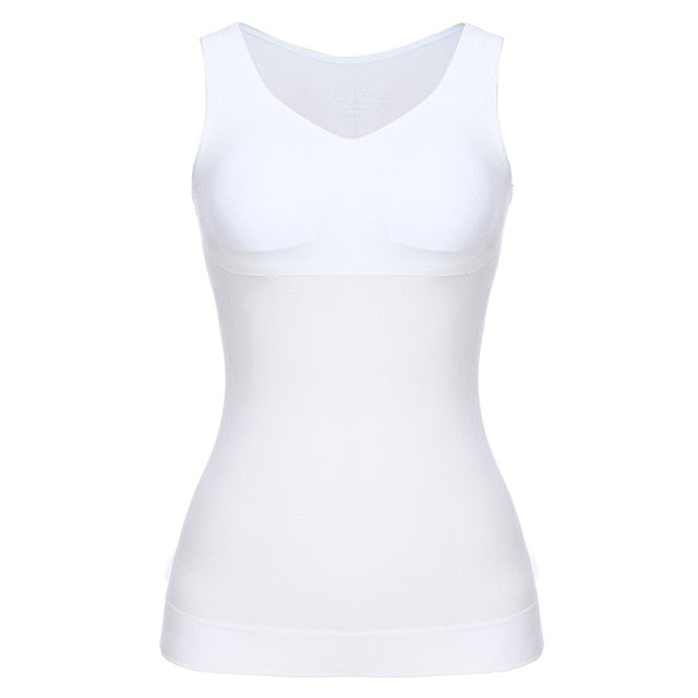 Tank Tops with Built in Bra Shelf Bra Casual Wide Strap Basic Camisole Sleeveless Top Body Shaper with Removable Bra Shapewear The Clothing Company Sydney