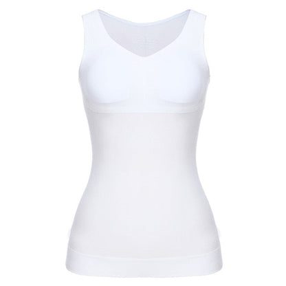 Tank Tops with Built in Bra Shelf Bra Casual Wide Strap Basic Camisole Sleeveless Top Body Shaper with Removable Bra Shapewear The Clothing Company Sydney