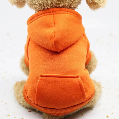 Autumn and winter warm pocket sweater dog hoodies two feet sports pet clothes dog coat for winter The Clothing Company Sydney