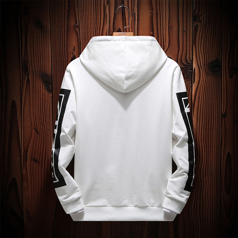 New Casual Black White Hooded Men Hip Hop Street Wear Letter Print Sweatshirts Skateboard Men/Woman Pullover Hoodie The Clothing Company Sydney