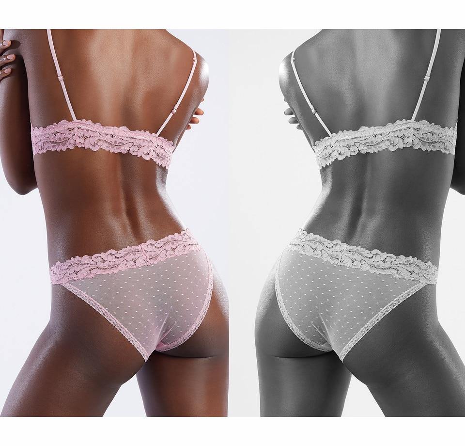 Lace Lingerie Dot Mesh Low-waist Soft Underwear G String Thong Transparent Panties The Clothing Company Sydney