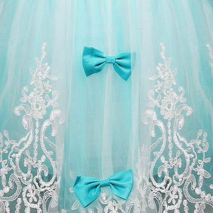 Princess Girls Formal Party Kids Long Flower Dress Wedding Evening Party Prom Ball Gown The Clothing Company Sydney