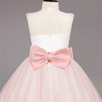 Princess Girls Formal Party Kids Long Flower Dress Wedding Evening Party Prom Ball Gown The Clothing Company Sydney