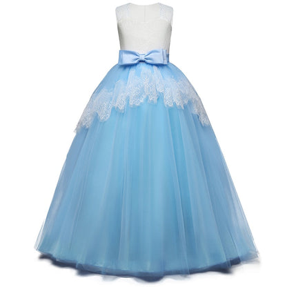 Princess Girls Formal Party Kids Long Flower Dress Wedding Evening Party Prom Ball Gown The Clothing Company Sydney