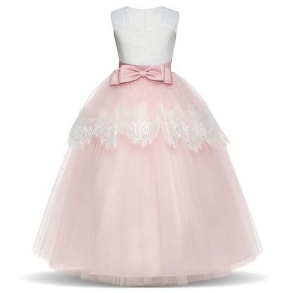 Princess Girls Formal Party Kids Long Flower Dress Wedding Evening Party Prom Ball Gown The Clothing Company Sydney