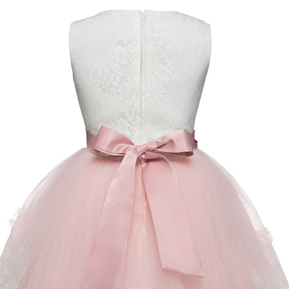 Princess Girls Formal Party Kids Long Flower Dress Wedding Evening Party Prom Ball Gown The Clothing Company Sydney