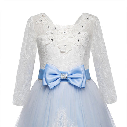 Princess Girls Formal Party Kids Long Flower Dress Wedding Evening Party Prom Ball Gown The Clothing Company Sydney