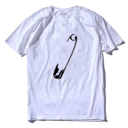 Cotton short sleeve cool casual funny o-neck summer top men's T shirt The Clothing Company Sydney