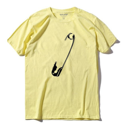 Cotton short sleeve cool casual funny o-neck summer top men's T shirt The Clothing Company Sydney