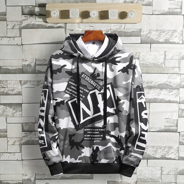 New Casual Black White Hooded Men Hip Hop Street Wear Letter Print Sweatshirts Skateboard Men/Woman Pullover Hoodie The Clothing Company Sydney