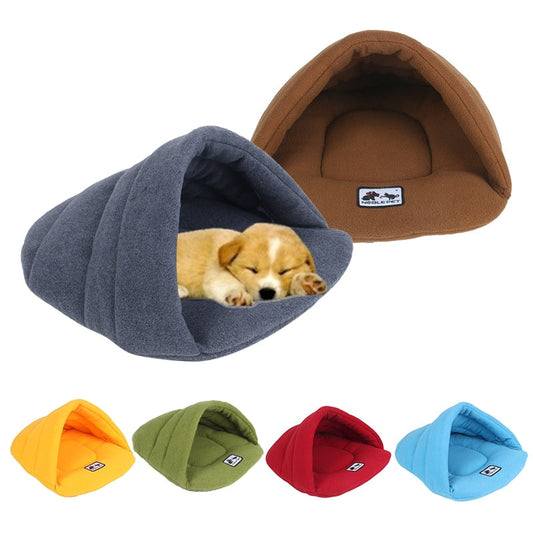 6 Colors Soft Polar Fleece Winter Warm Pet Heated Mat Small Dog Puppy Kennel House for Cats Sleeping Bag Nest Cave Bed The Clothing Company Sydney